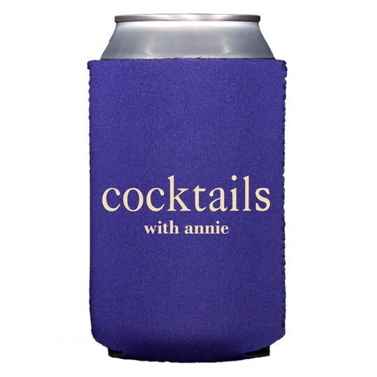 Big Word Cocktails Collapsible Koozies